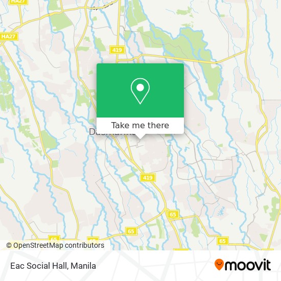 Eac Social Hall map