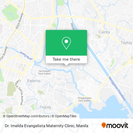 Dr. Imelda Evangelista Maternity Clinic map
