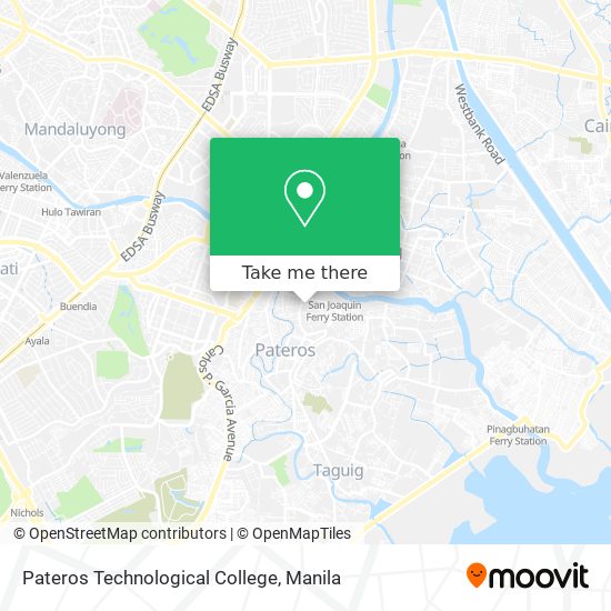 Pateros Technological College map