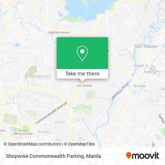 Shopwise Commonwealth Parking map