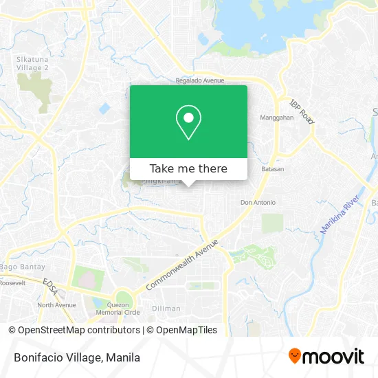 Bonifacio Village map