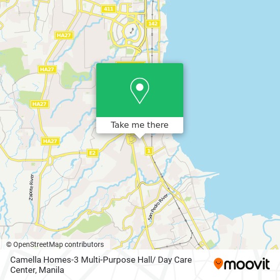Camella Homes-3 Multi-Purpose Hall/ Day Care Center map