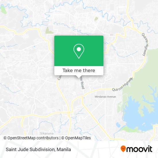 Saint Jude Subdivision map