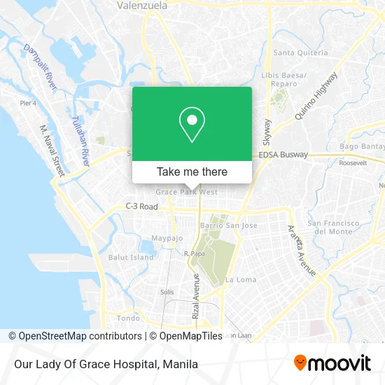 Our Lady Of Grace Hospital map