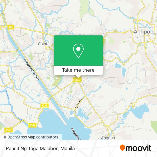 Pancit Ng Taga Malabon map