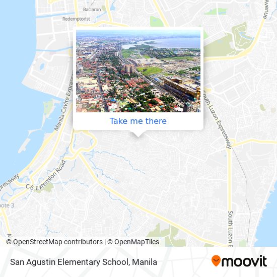 San Agustin Elementary School map