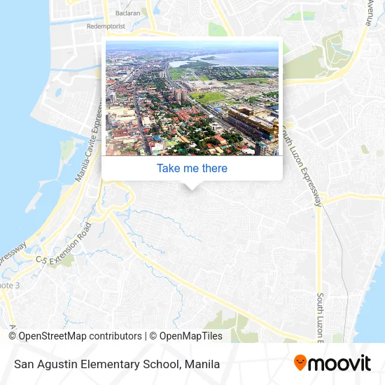 San Agustin Elementary School map