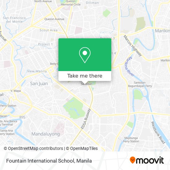 Fountain International School map