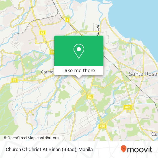 Church Of Christ At Binan (33ad) map