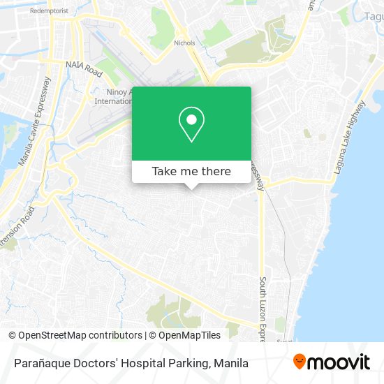 Parañaque Doctors' Hospital Parking map