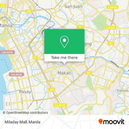 Miladay Mall map