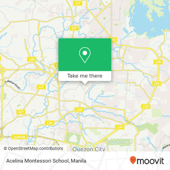 Acelina Montessori School map