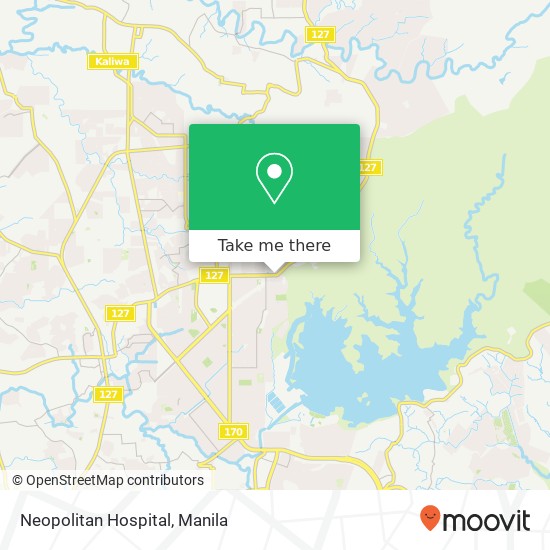 Neopolitan Hospital map