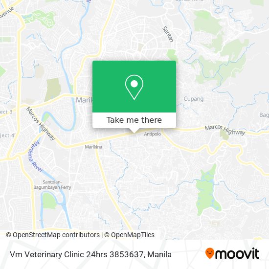 Vm Veterinary Clinic 24hrs 3853637 map