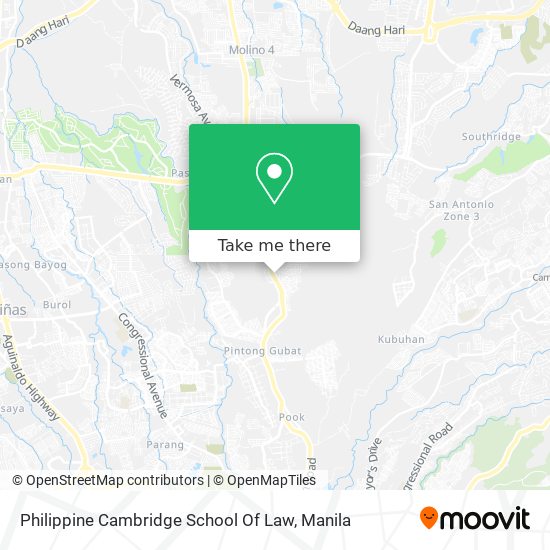 Philippine Cambridge School Of Law map