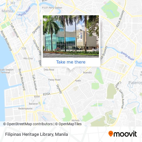 Filipinas Heritage Library map