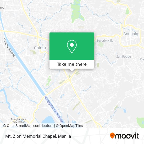 Mt. Zion Memorial Chapel map