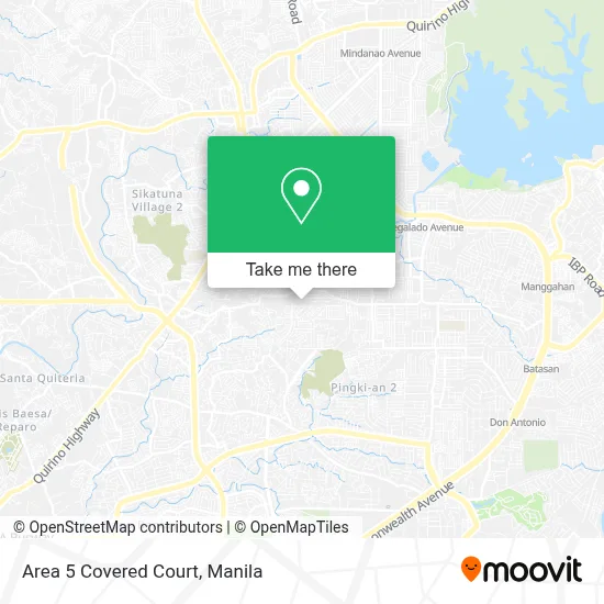 Area 5 Covered Court map