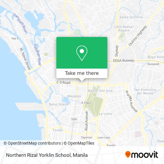 Northern Rizal Yorklin School map