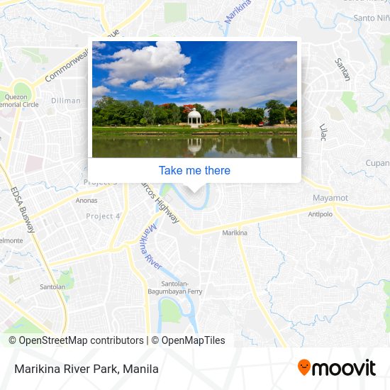 Marikina River Park map