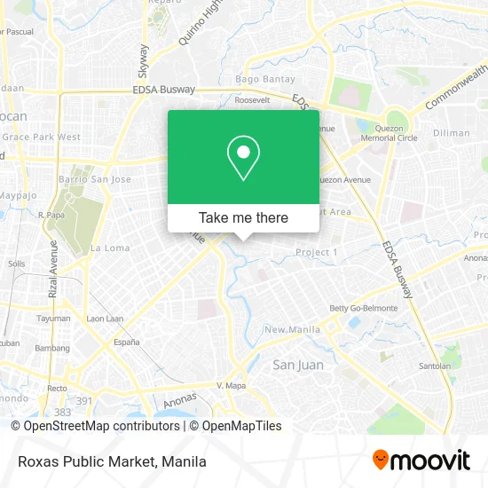 Roxas Public Market map