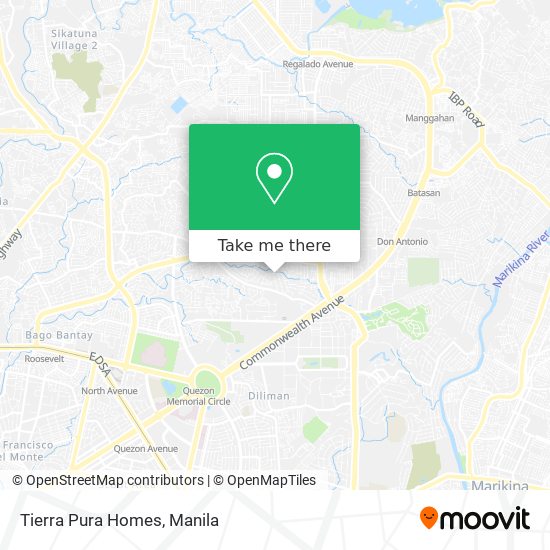 Tierra Pura Homes map