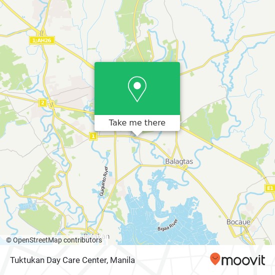 Tuktukan Day Care Center map