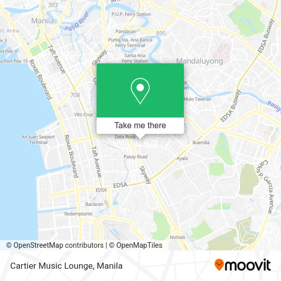 Cartier Music Lounge map