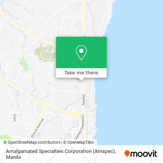 Amalgamated Specialties Corporation (Amspec) map