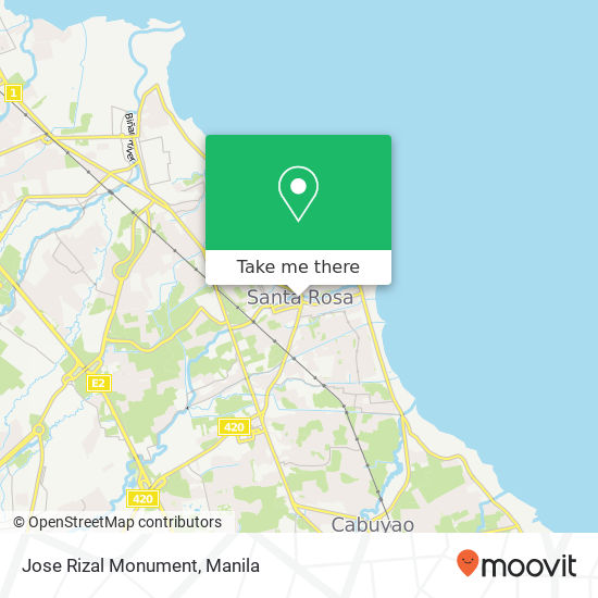 Jose Rizal Monument map