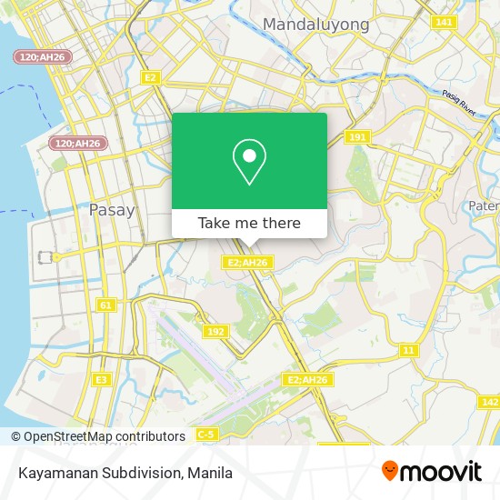 Kayamanan Subdivision map