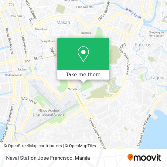 Naval Station Jose Francisco map