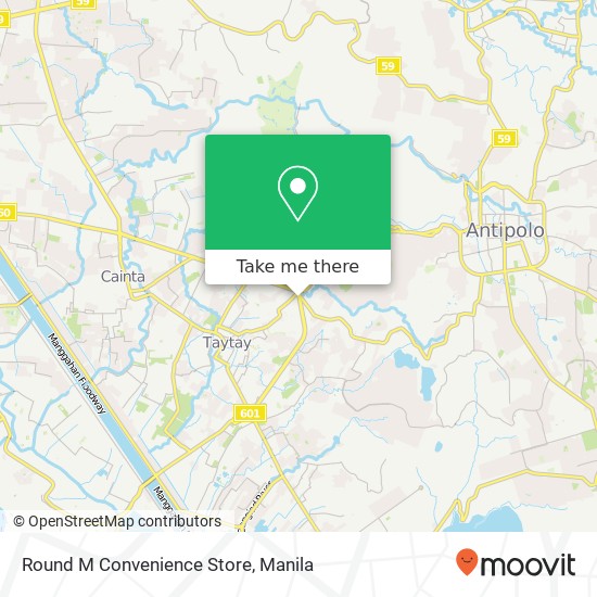 Round M Convenience Store map