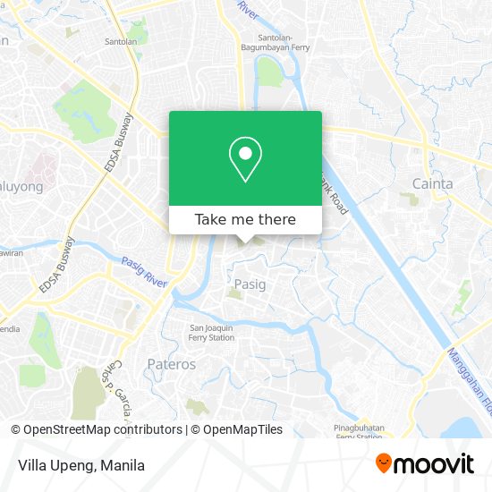 Villa Upeng map