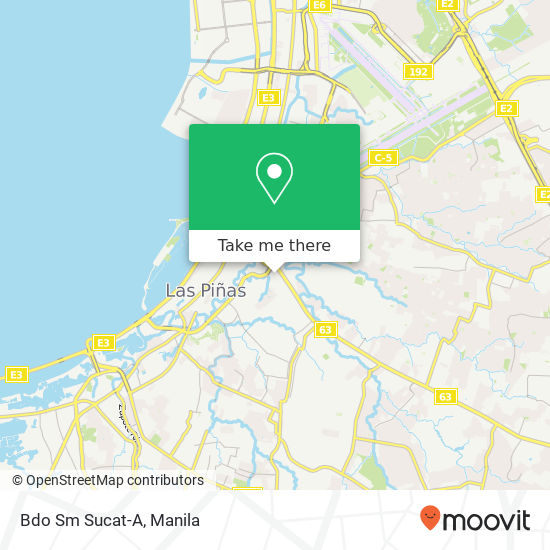 Bdo Sm Sucat-A map