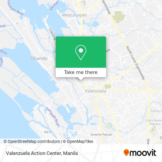 Valenzuela Action Center map