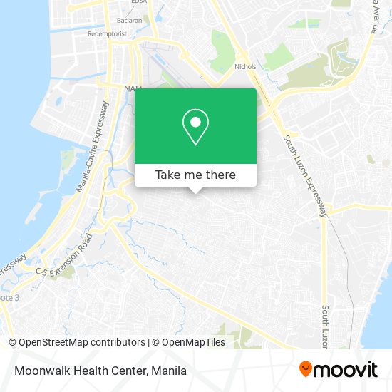 Moonwalk Health Center map