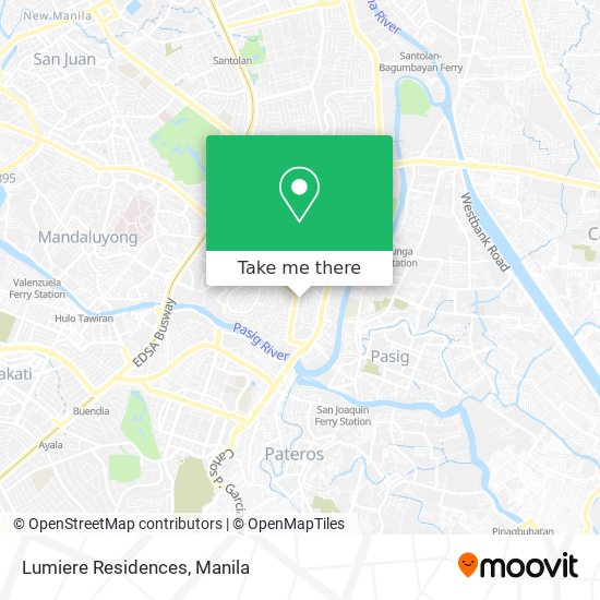 Lumiere Residences map