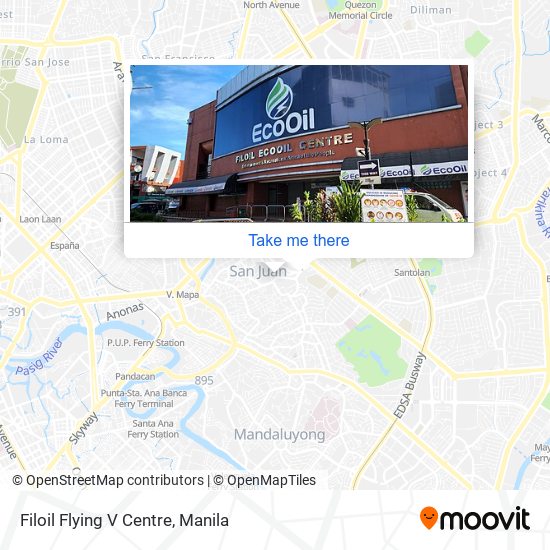 Filoil Flying V Centre map