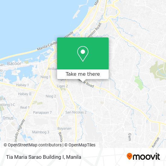 Tia Maria Sarao Building I map