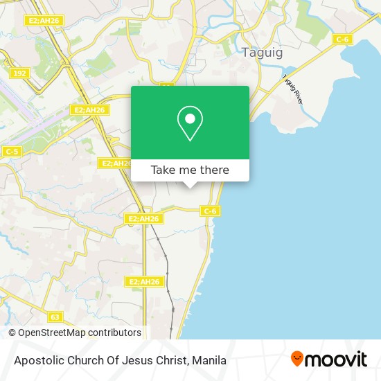 Apostolic Church Of Jesus Christ map