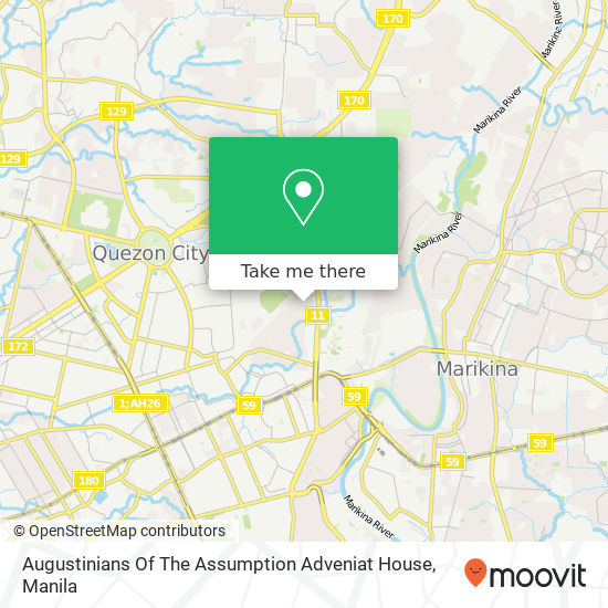 Augustinians Of The Assumption Adveniat House map