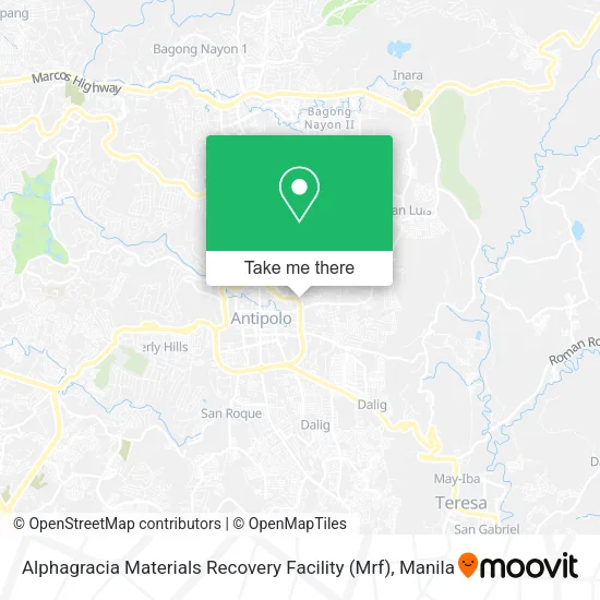 Alphagracia Materials Recovery Facility (Mrf) map
