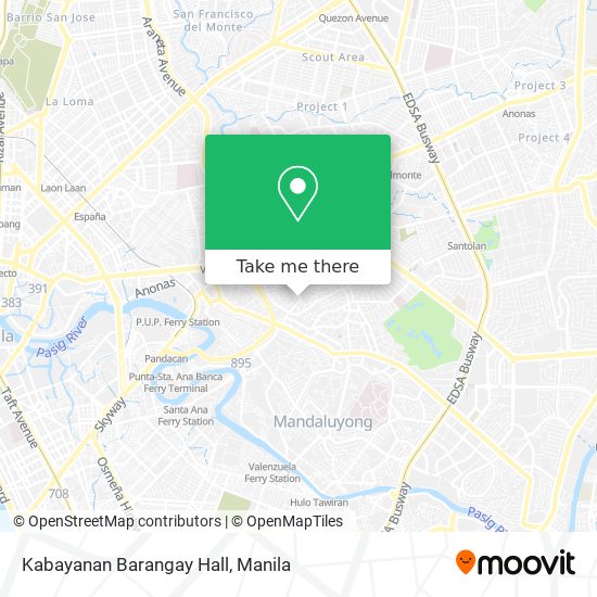 Kabayanan Barangay Hall map