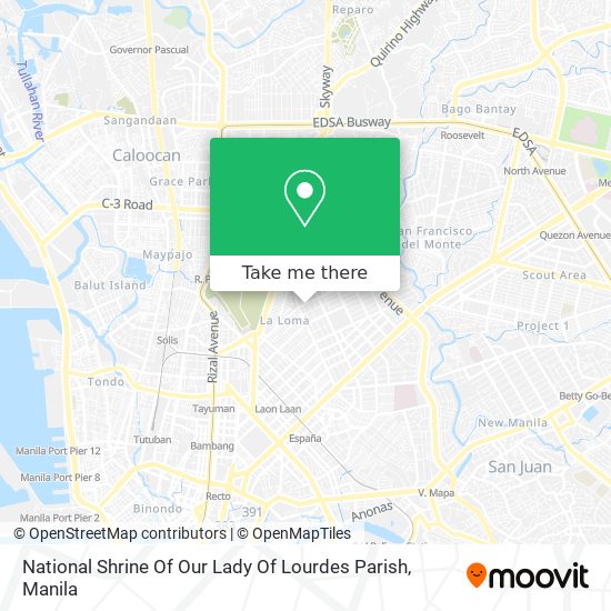 National Shrine Of Our Lady Of Lourdes Parish map