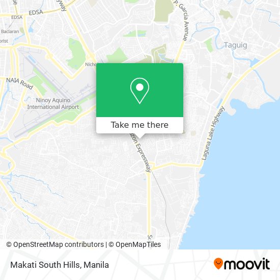 Makati South Hills map