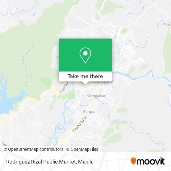 Rodriguez Rizal Public Market map