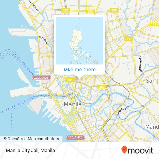 Manila City Jail map