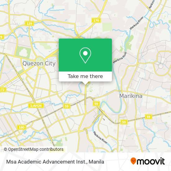 Msa Academic Advancement Inst. map