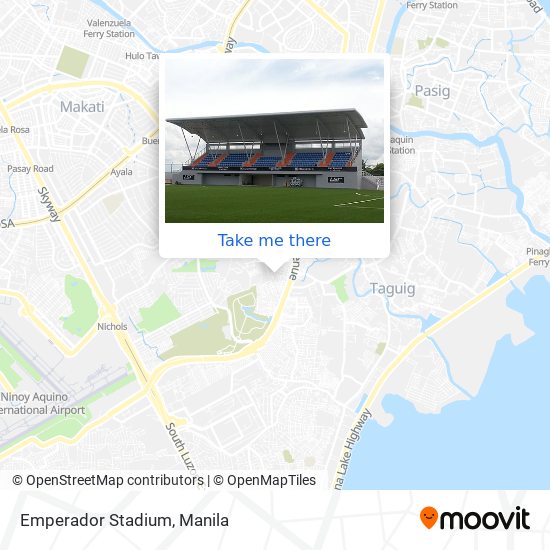 Emperador Stadium map